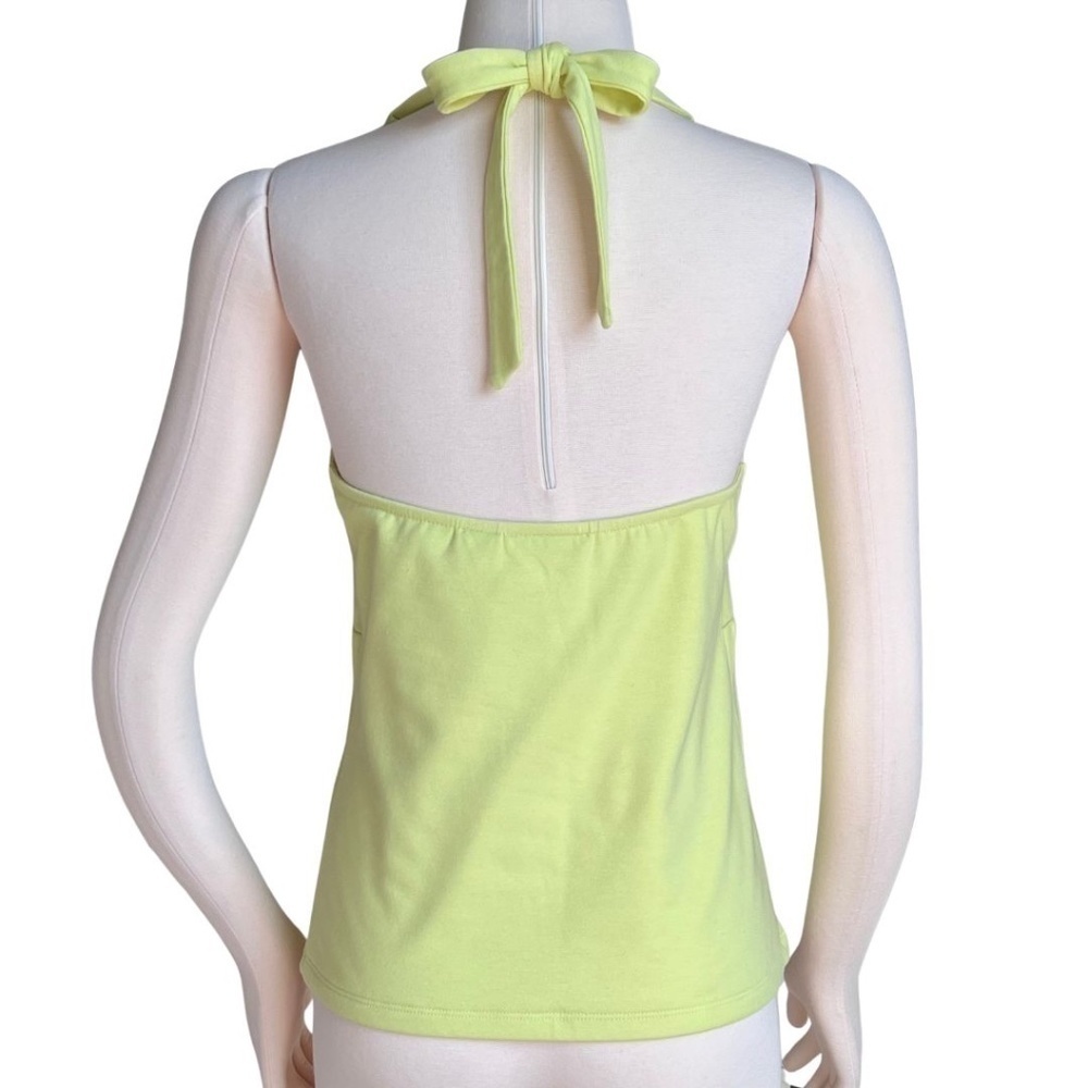 Liz Claiborne Lime Green Halter Top Size Large NWT - Picture 2 of 8
